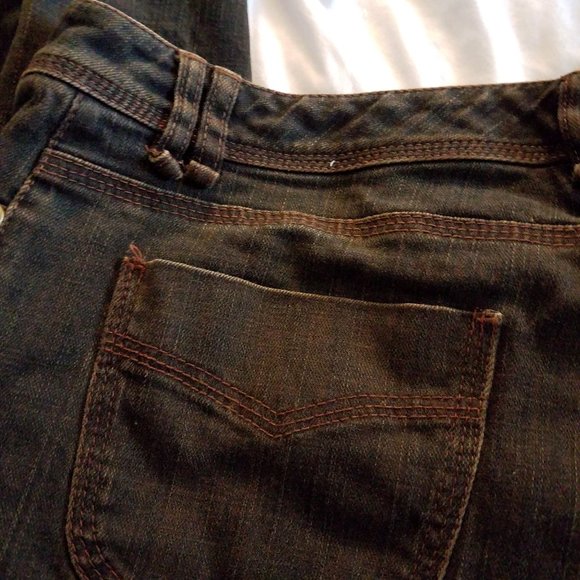 $5 SALE * size 8 TRIBAL Stretch Extensible "Java" wash Embroidered jeans - Picture 14 of 16